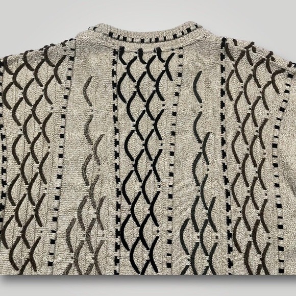 Vintage Protege Collection 3D Coogi Cosby Style Sweater Medium Large Made in USA - Picture 14 of 16